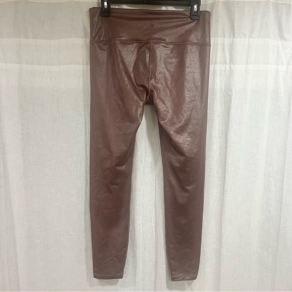 Athleta Elation Shimmer Tight In Powervita, Cinnamon - Picture 5 of 9